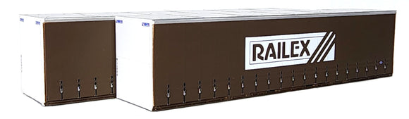 40CS-40 RAILEX 40' Curtain Sided Container