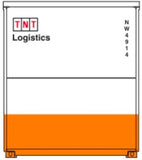 40CS-43 TNT Logistics 40' Curtain Sided Containers