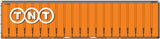 40CS-48 Circle TNT Orange 40' Curtain Sided Containers