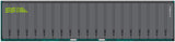 40CS-49 TGE Grey 40' Curtain Sided Containers