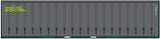 40CS-49 TGE Grey 40' Curtain Sided Containers