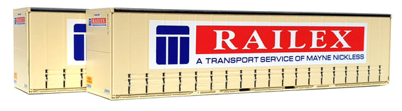 40CS-06 Railex 40' Curtain Sided Containers